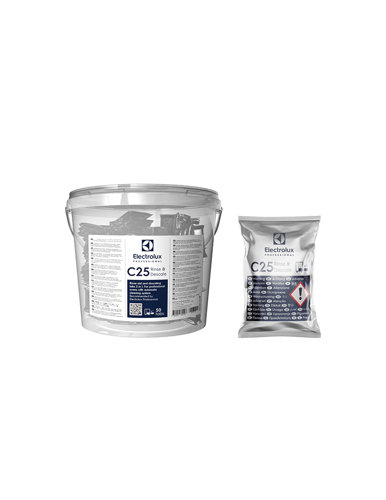 Tablettes de rinçage & détartrage C25 Electrolux Professional