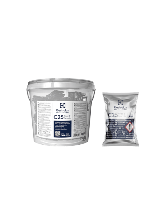 Tablettes de rinçage & détartrage C25 Electrolux Professional