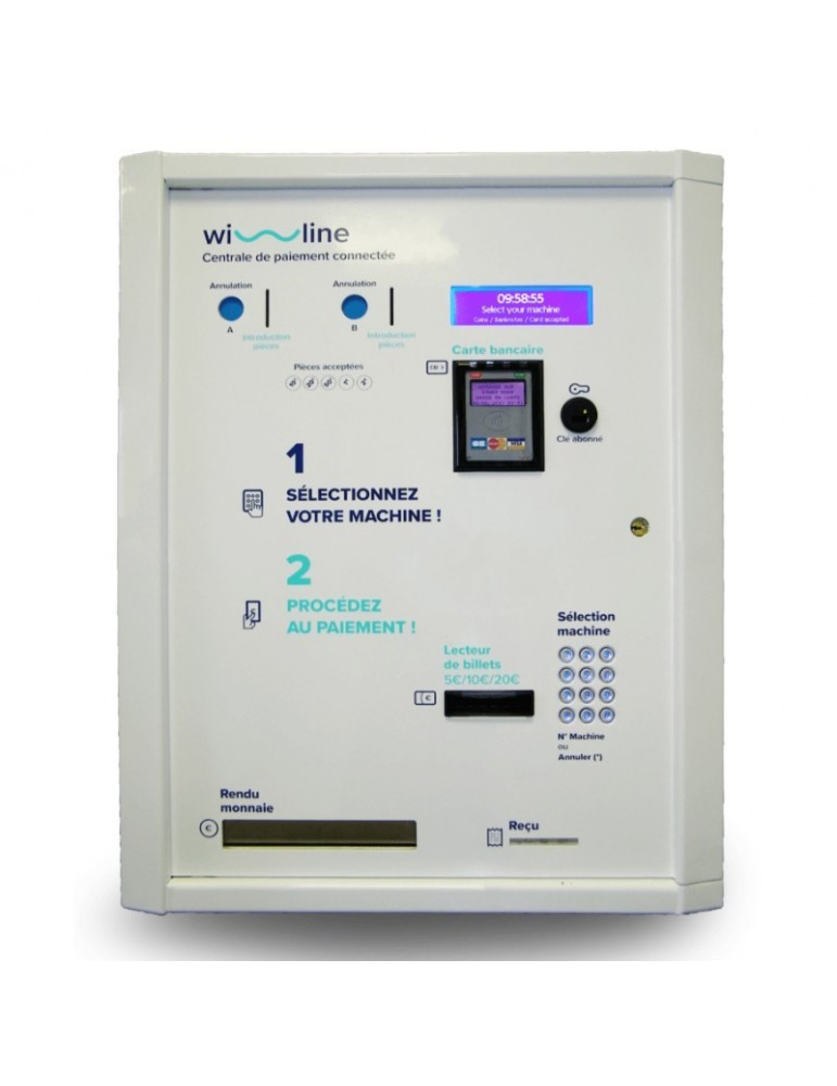 Centrale de paiement Wi-line encastrable Electro-Câblage