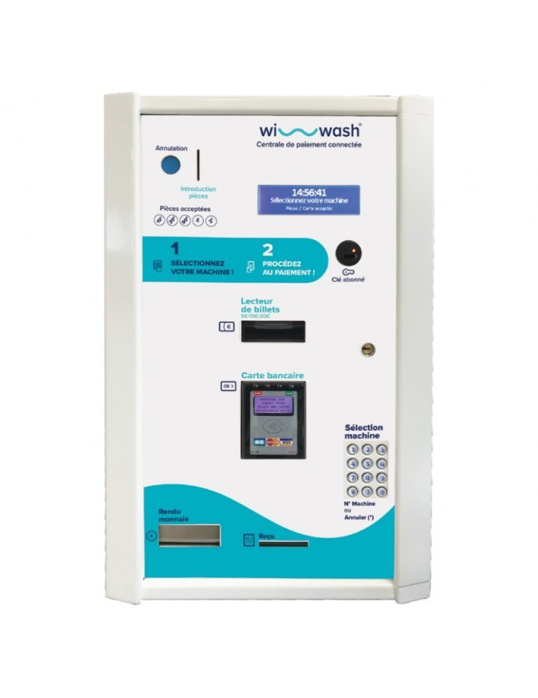 Centrale de paiement Wi-Wash
