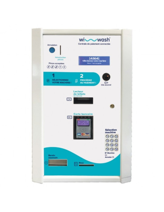 Centrale de paiement Wi-Wash