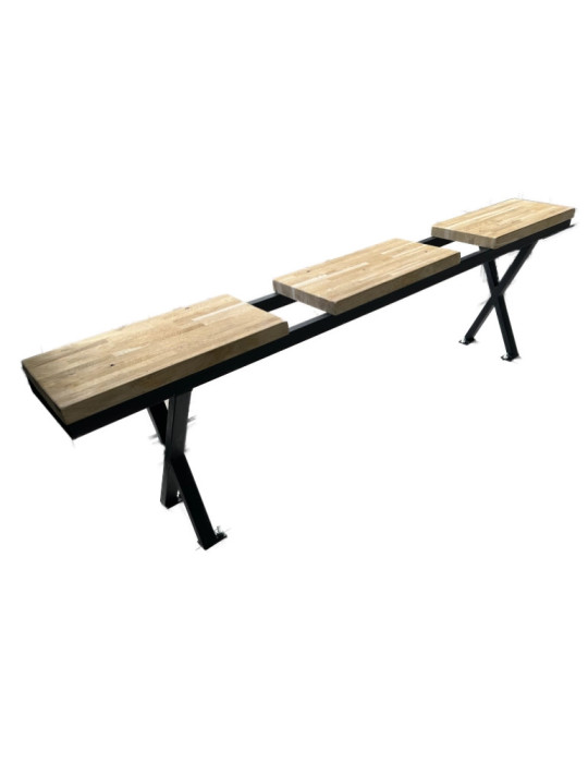 Banc 3 places pour laverie