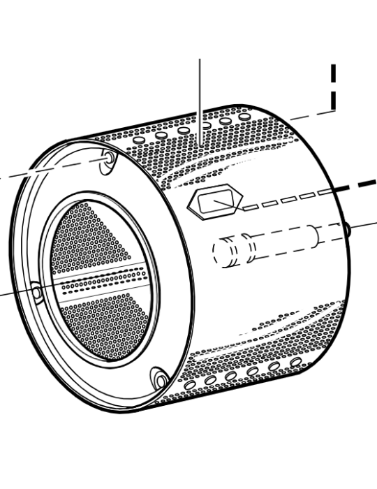 Tambour + pignon arrière complet