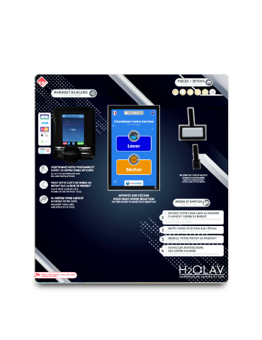 Centrale de paiement TEP Encastre avec Self 5000 CKsquare