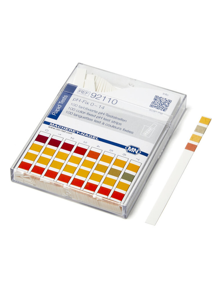 Boite de 100 tests PH