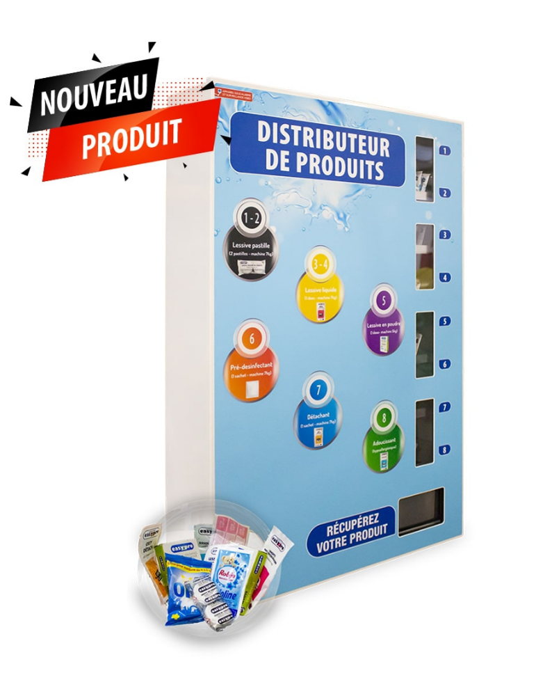 Distributeur de lessives made in France