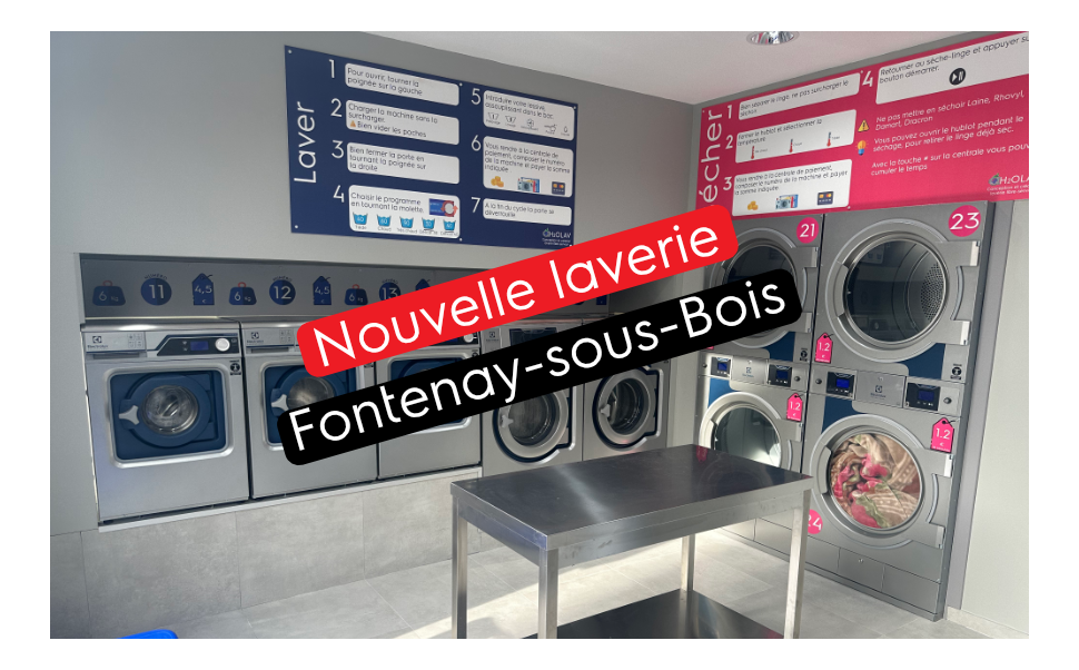 Nouvelle laverie à Fontenay-sous-Bois