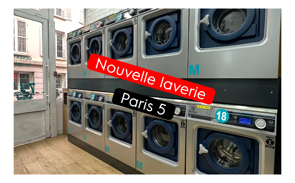 Nouvelle laverie Paris 5