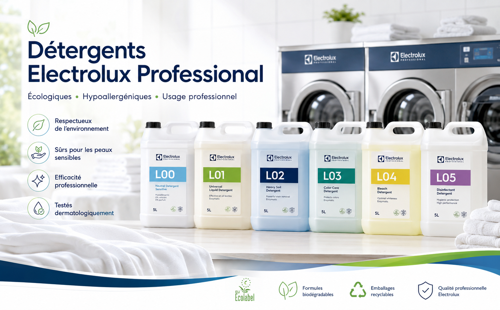 Détergents Electrolux Professional